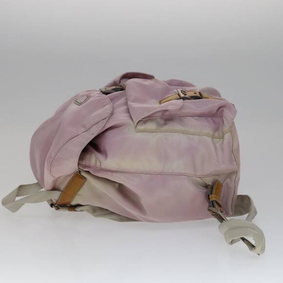 PRADA Backpack Nylon Pink - Picture 4 of 16